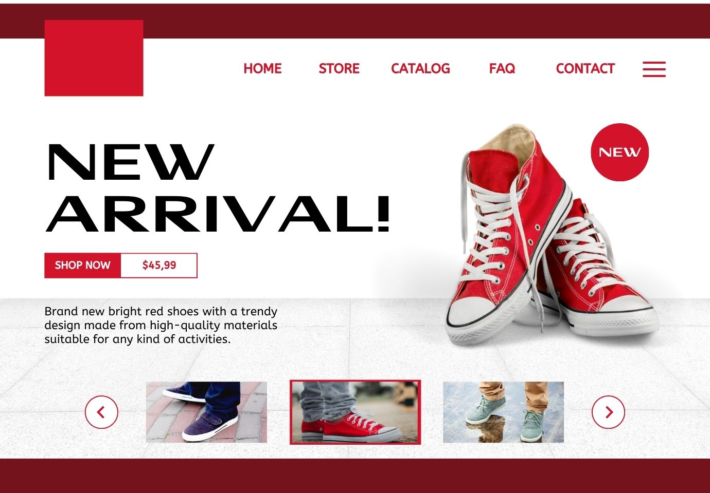 Footwear Website